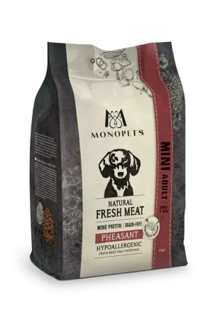 Actieprijs Monopets Fresh Meat Adult Mini Pheasant 6 kg